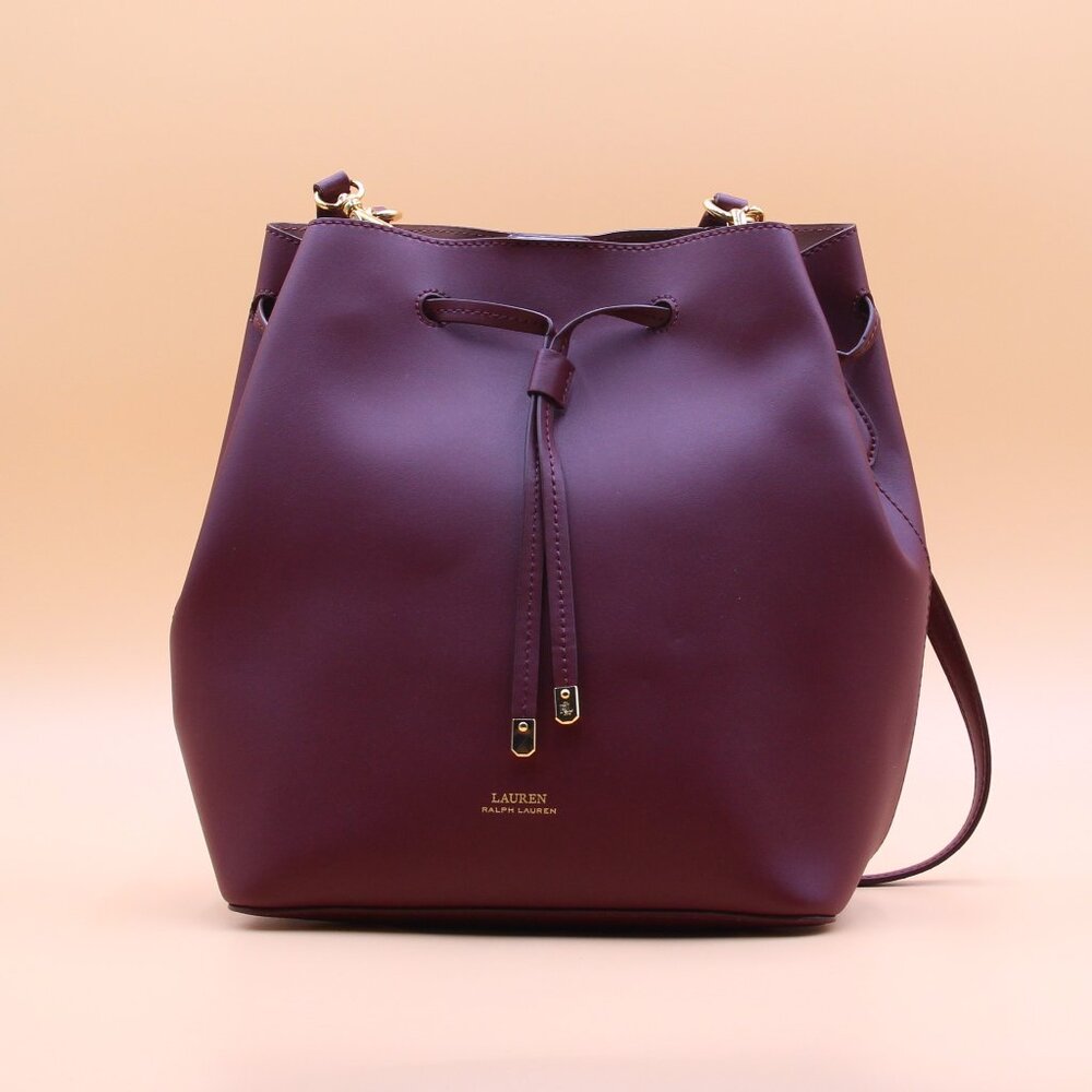 Ralph lauren Leather Debby Drawstring Bag